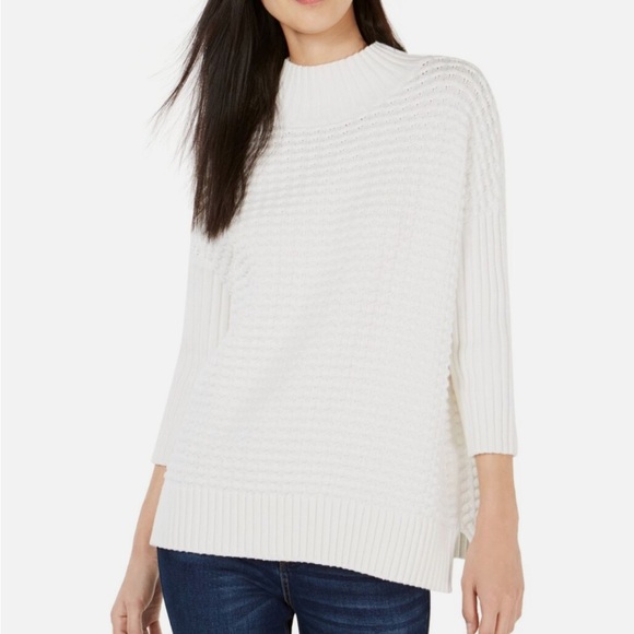 French Connection Mozart Popcorn Cotton Sweater - winter white - Picture 3 of 17